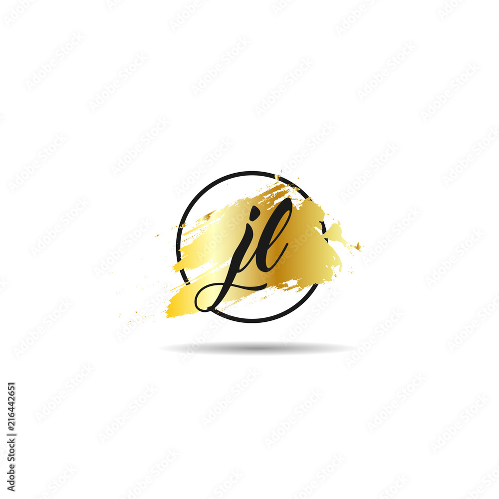 Initial Letter JL Logo Template Design Initial Letter JL Logo Template Design