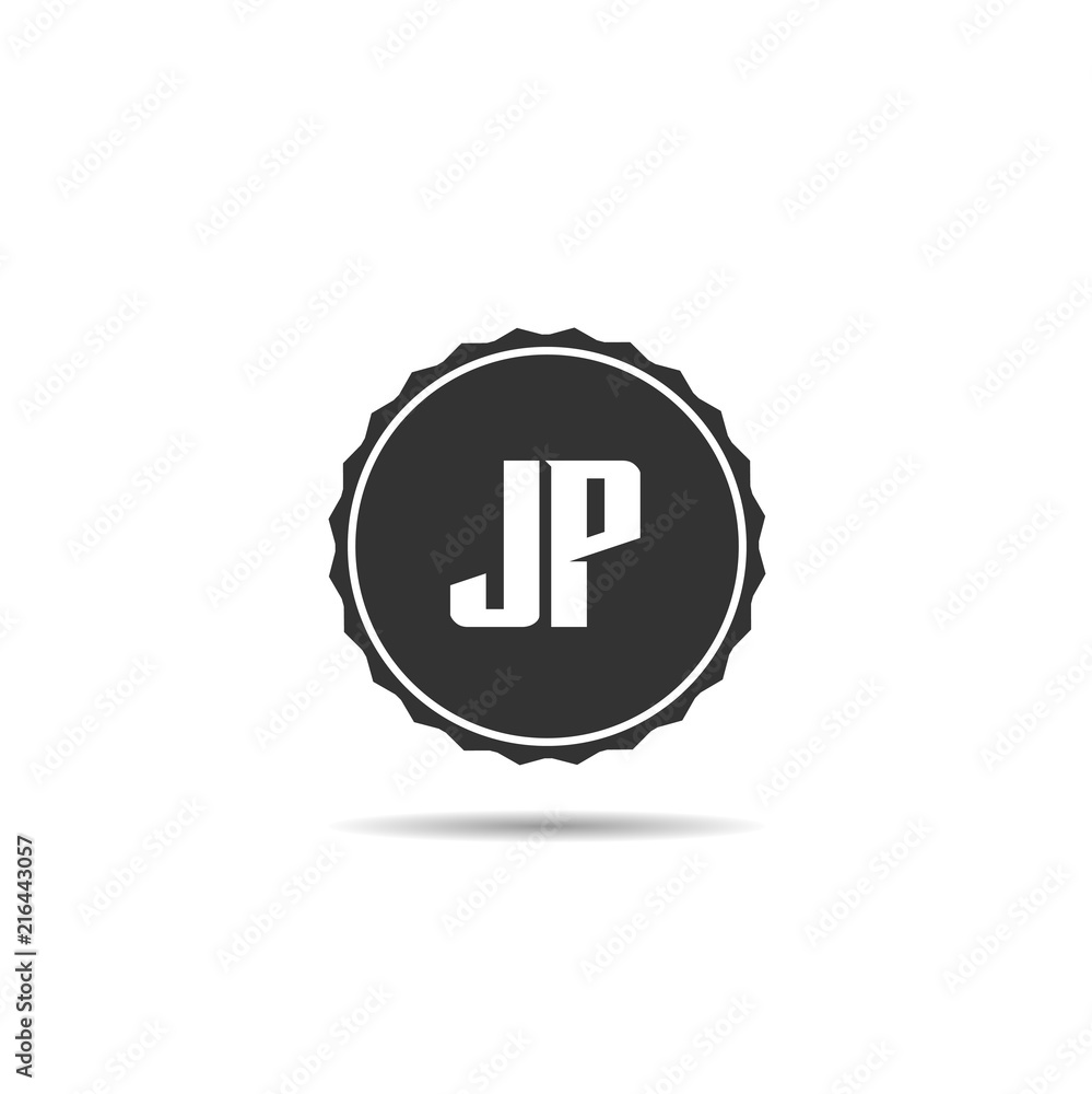 Initial Letter JP Logo Template Design Initial Letter JP Logo Template Design