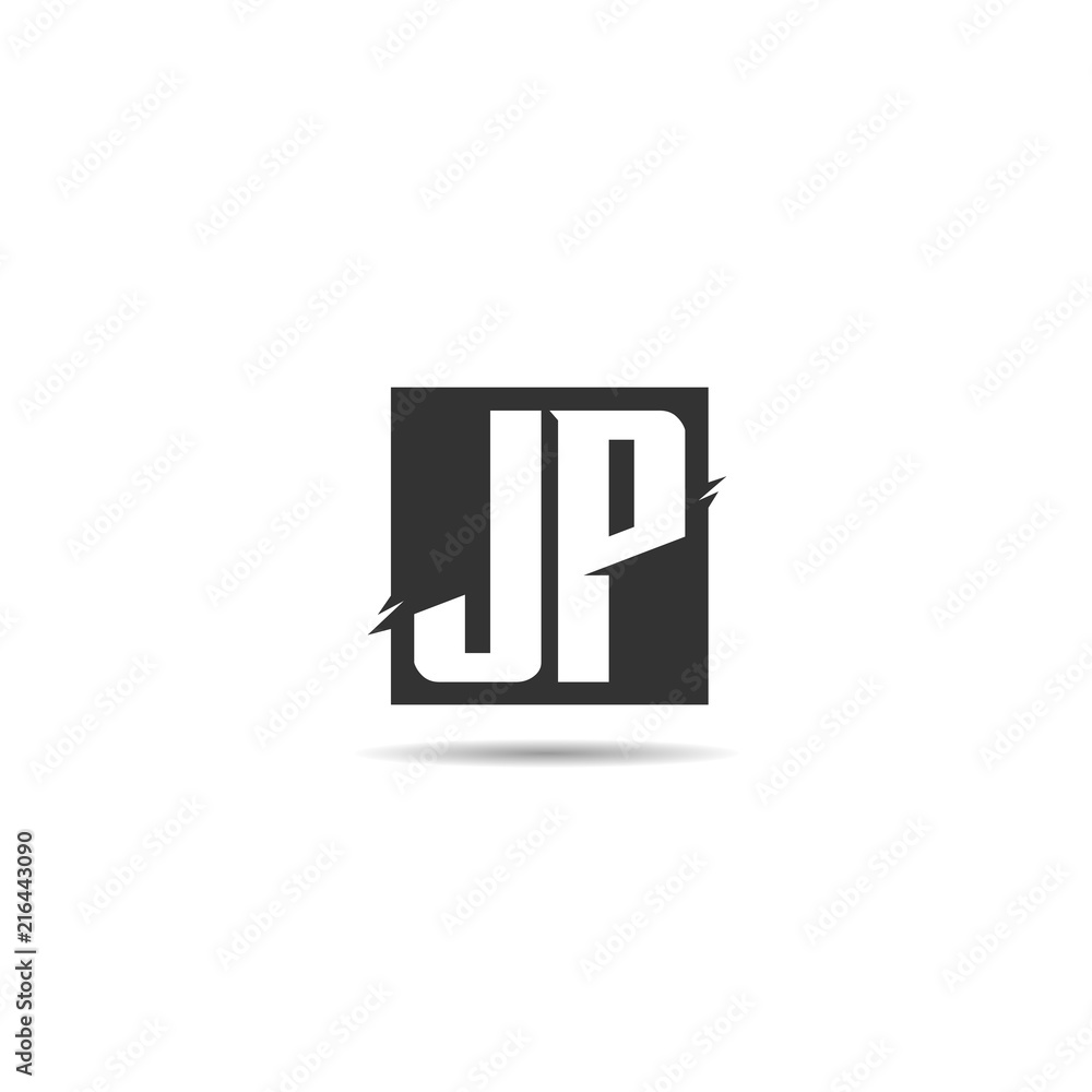 Initial Letter JP Logo Template Design Initial Letter JP Logo Template Design