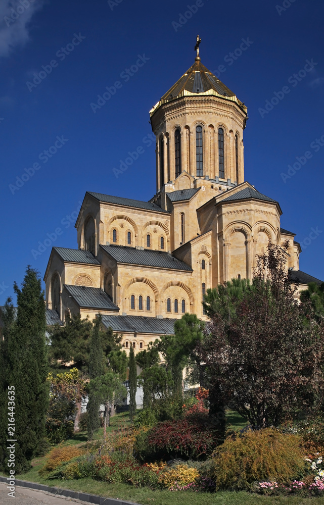 Holy Trinity cathedral in Tbilisi. Georgia