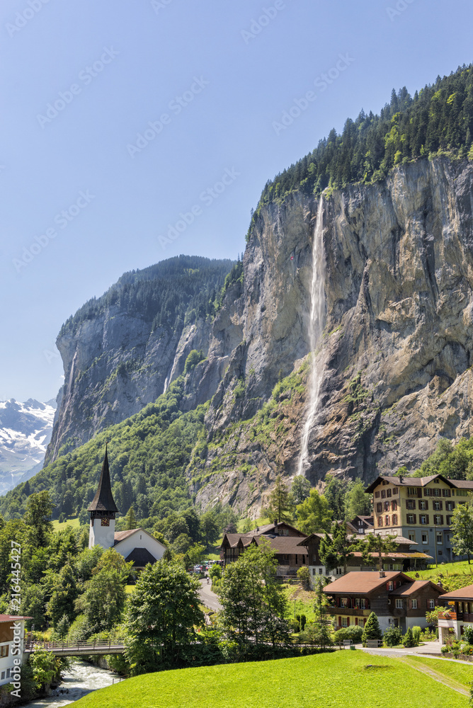 Switzerland - The Beautiful Lauterbrunnen Valley and Majestic Waterfalls