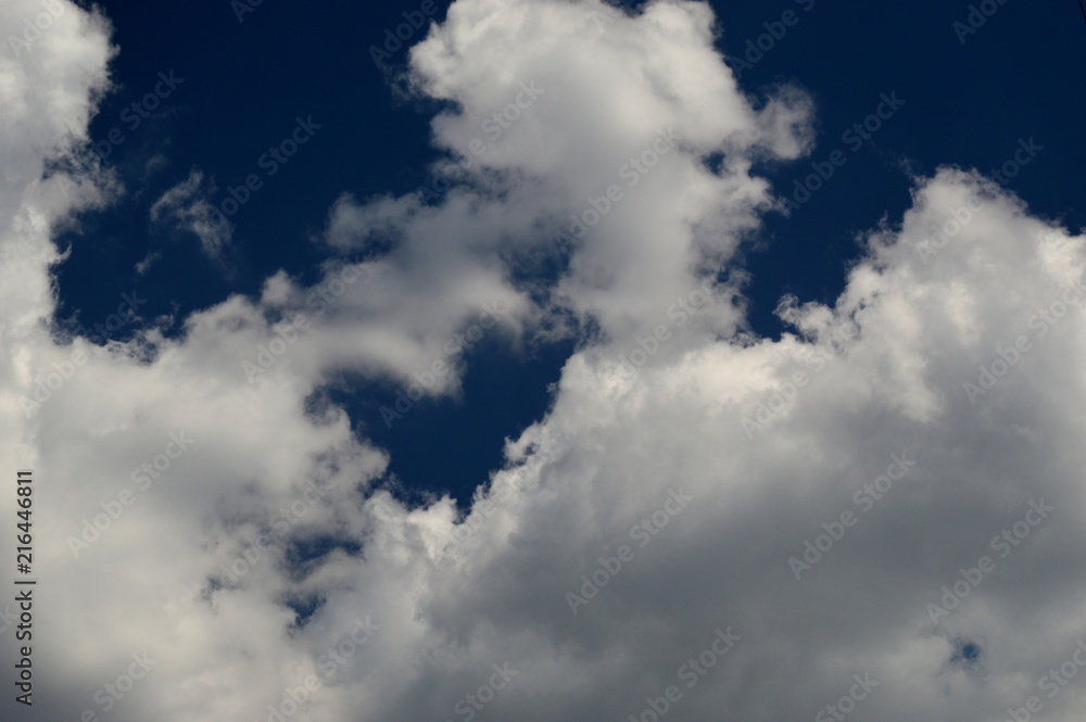 Clouds in the blue sky - Background Clouds in the blue sky - Background