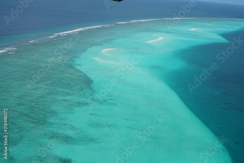 Aerial view from a seaplane in The Maldives © Nicholas & Geraldine