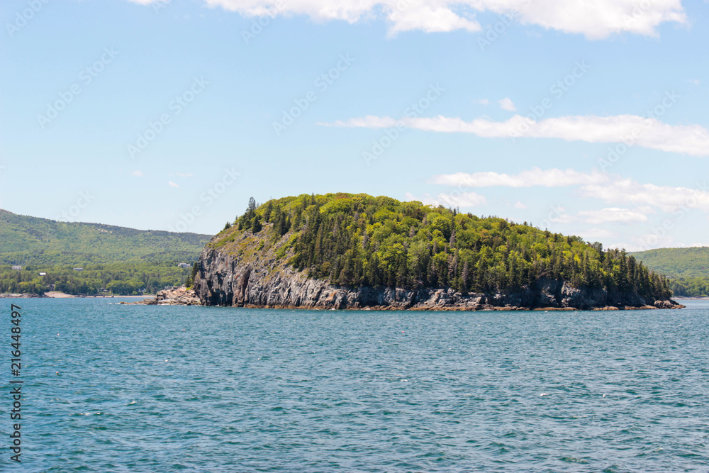 Island off the coast of Maine