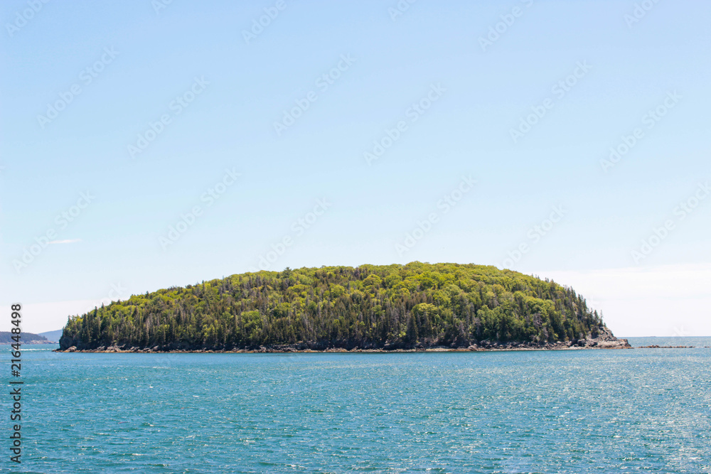 Island off coast of Maine