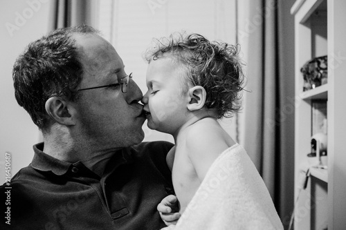 father and baby love