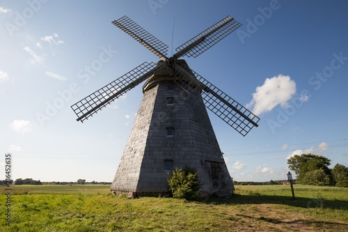 Traditional windmill in Lithuania.