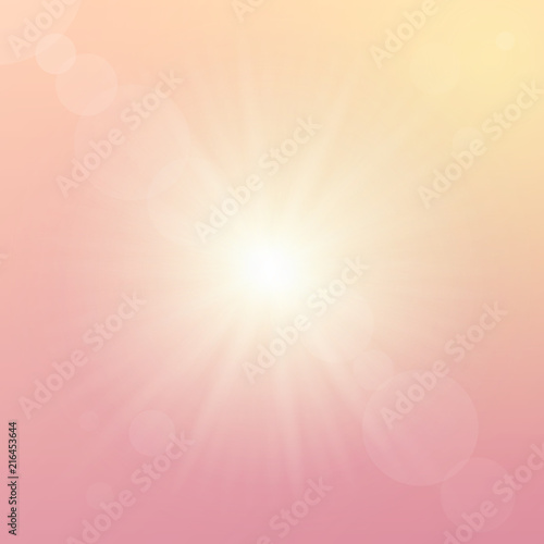 Light colorful background with beautiful holidays lights. Vector illustration.