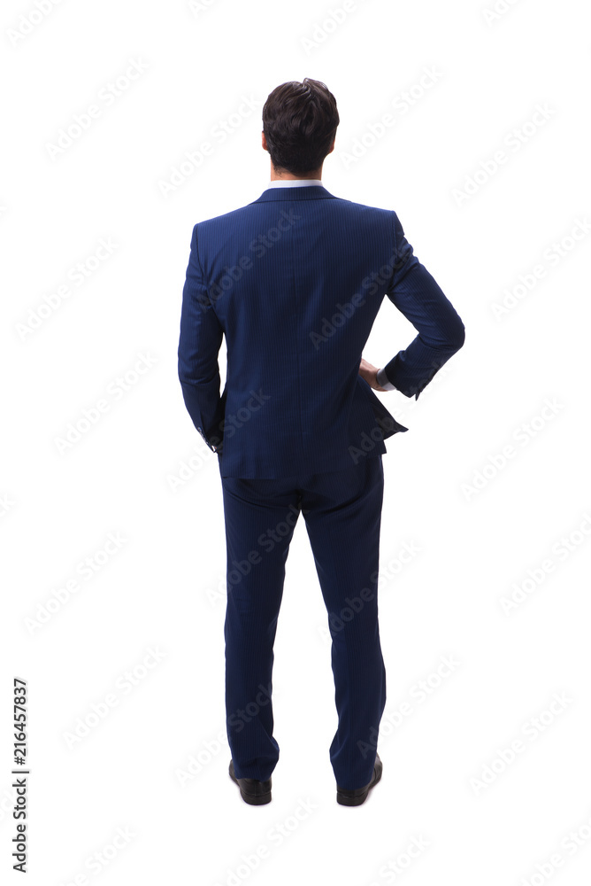 Young businessman isolated on white background Young businessman isolated on white background