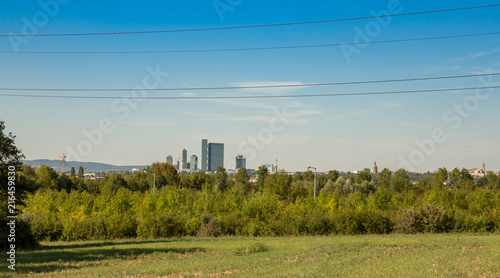Εκτύπωση καμβά South Vienna skyline