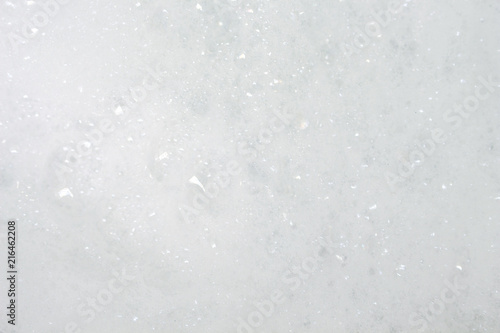 Bubbles foam white washing shower