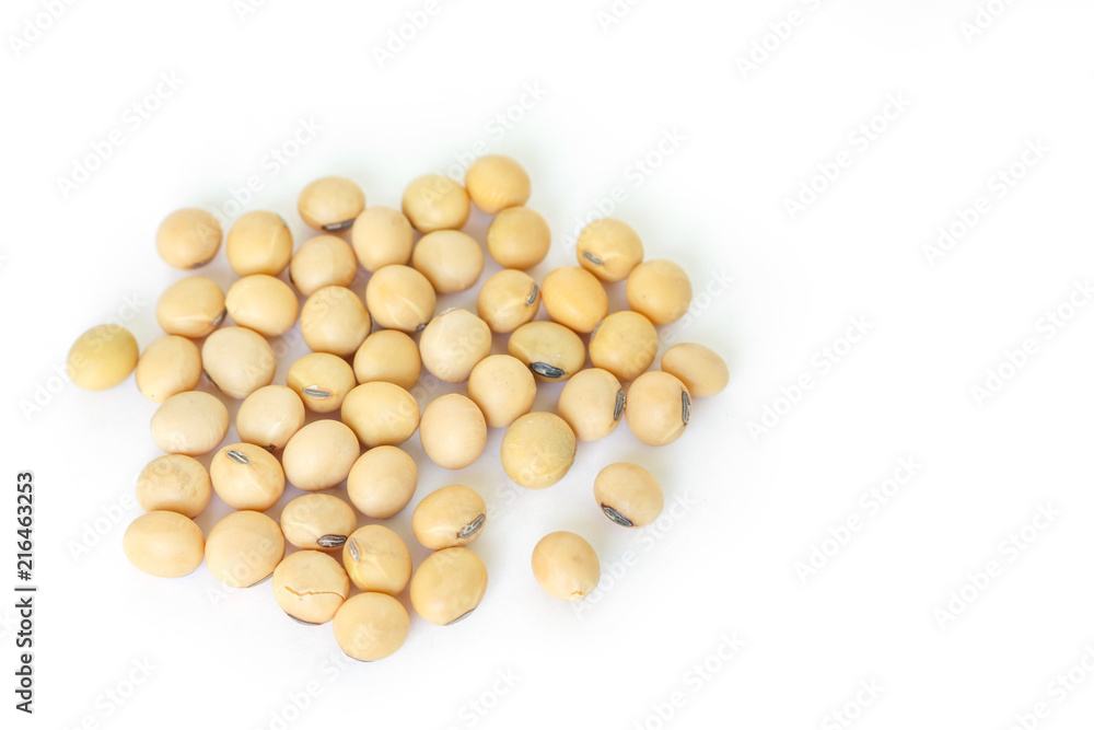 soy bean plant seed pile healthy vegetable food on white background soy bean plant seed pile healthy vegetable food on white background