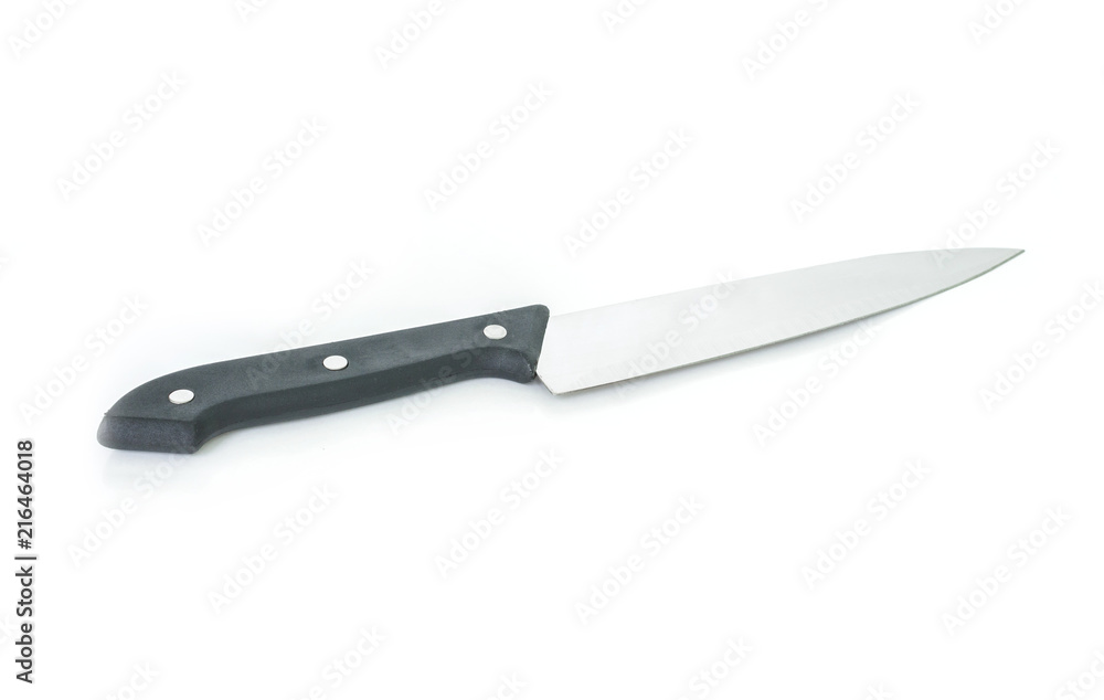 kitchen knife on white background. kitchen knife on white background.