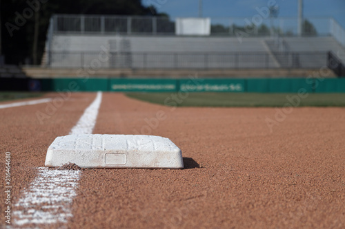 Photography Baseball 1st base looking home