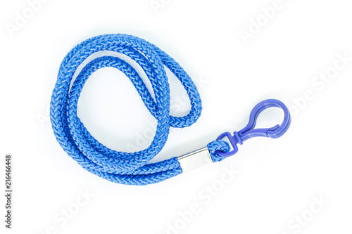 blue threads on white background