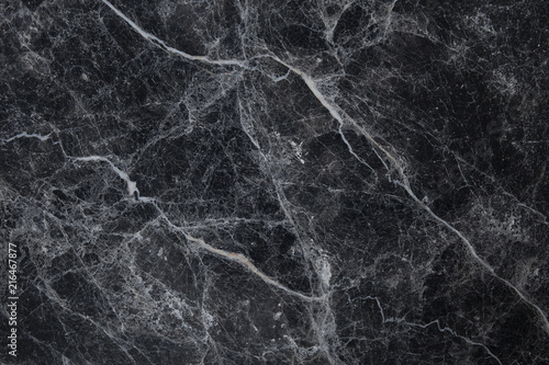 Black marble white veins