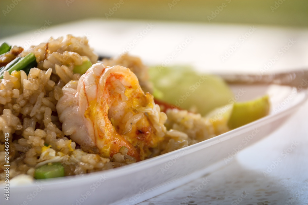 Shrimp fried rice Shrimp fried rice