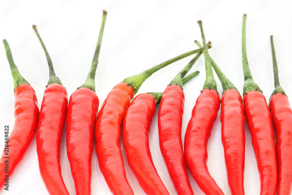 chili pepper red spicy on white background chili pepper red spicy on white background