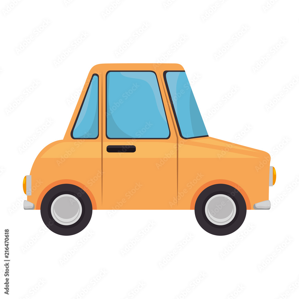 car vehicle isolated icon