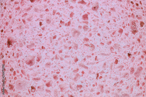 Texture background surface of pink bath body sponge