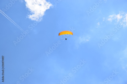 Paraglider in the Sky