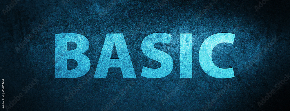 Obraz premium Basic special blue banner background