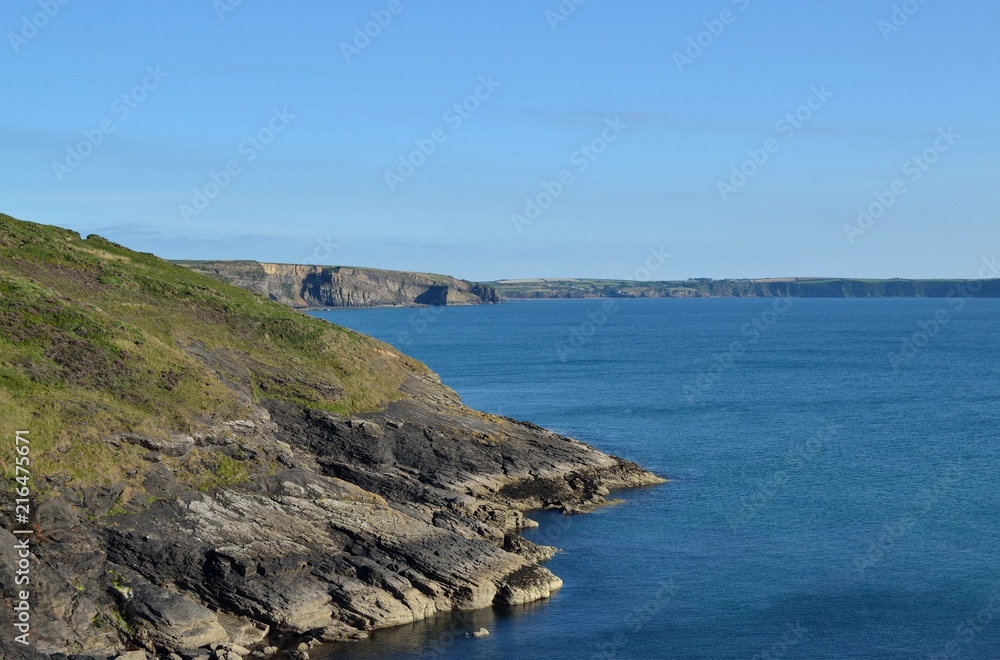 Paysage marin à Nolton Haven