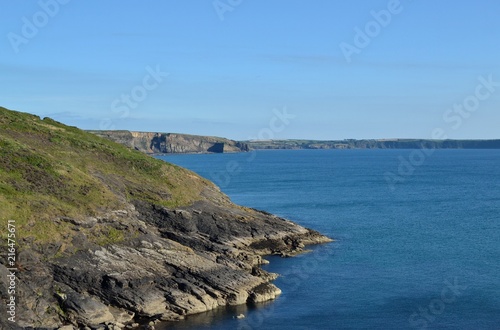 Paysage marin à Nolton Haven