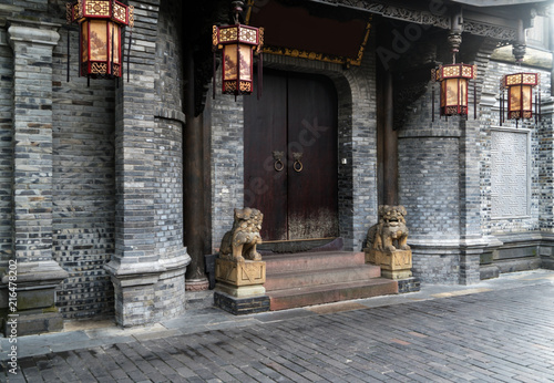 Old buildings in Kuan Alley and Zhai Alley, Chengdu, Sichuan © onlyyouqj