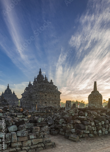 Plaosan temple sunrise, taken in August 2018