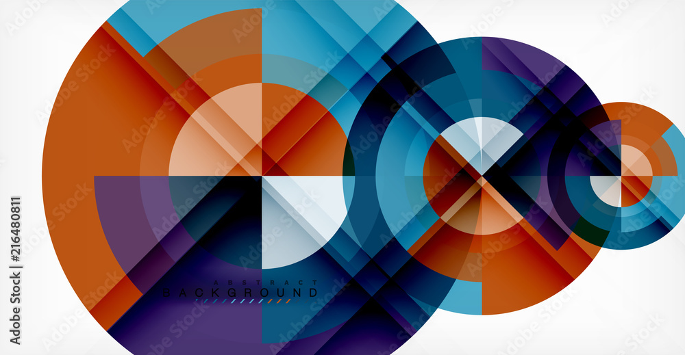Vector circle abstract background Vector circle abstract background