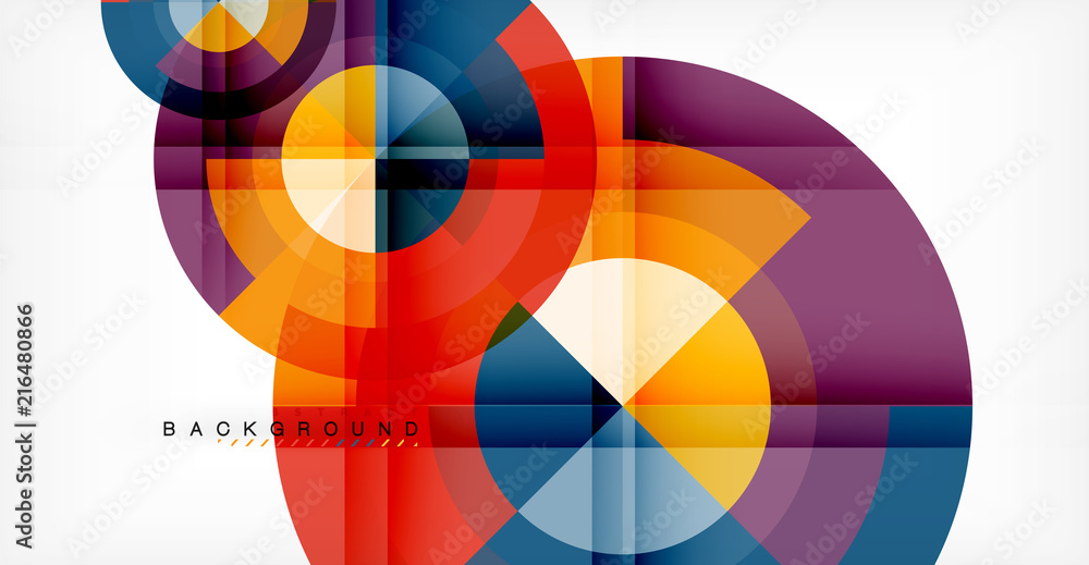 Vector circle abstract background Vector circle abstract background