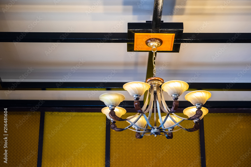 Fotografie Old Chandelier Retro Style