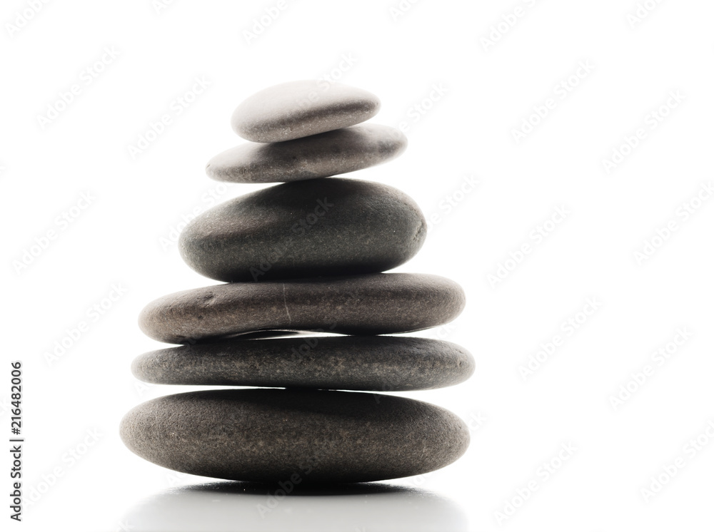 pile of stones isolated on white background pile of stones isolated on white background
