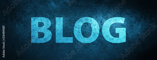 Blog special blue banner background