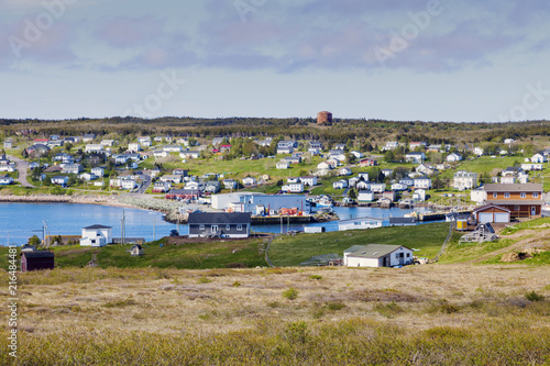 Tableau sur toile Panorama of St. Lawrence, Newfoundland