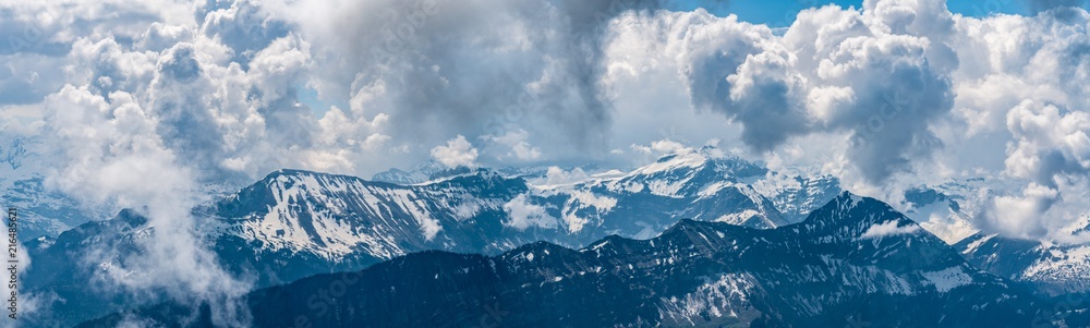 Alps panorama from Niederhorn Alps panorama from Niederhorn