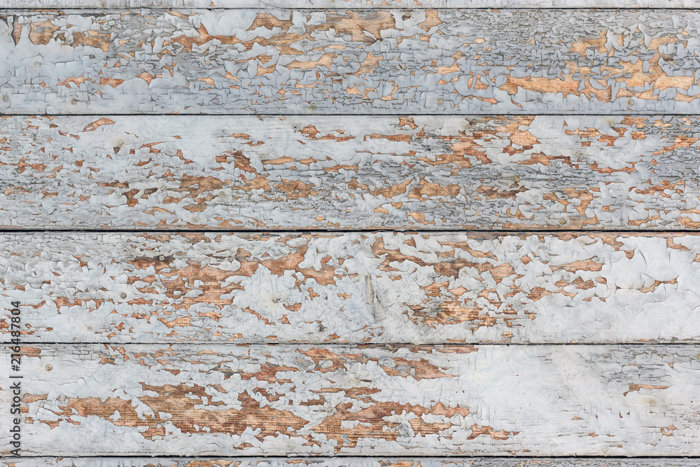 Fototapeta premium Old painted boards for use as a background