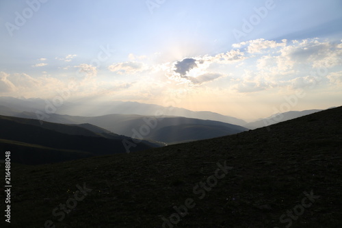 Fototapeta Naklejka Na Ścianę i Meble -  Tian Shan Gebirge