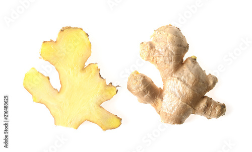 Ginger fresh Isolated on a white background