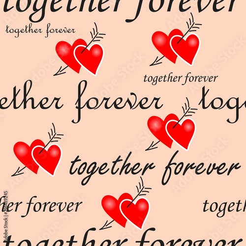 Seamless valentine pattern