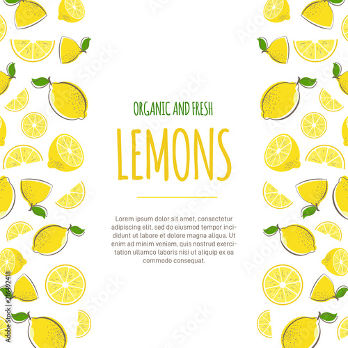 lemon banner template