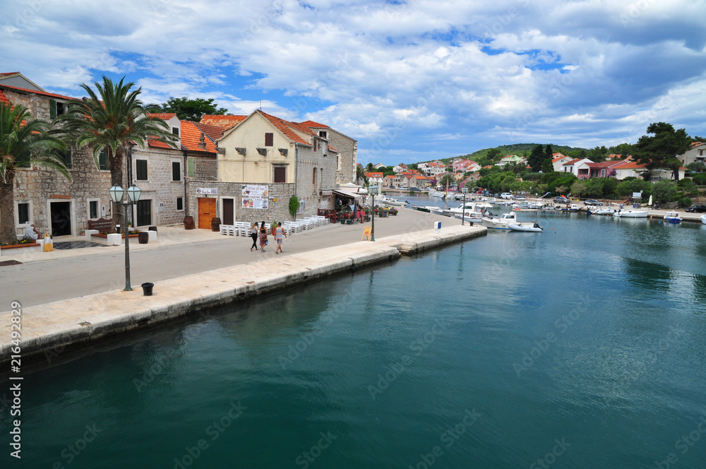 Port of Vrboska village Hvar, Croatia