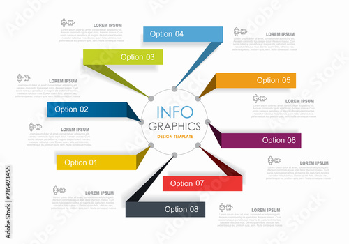 Infographic design template with place for your data. Vector illustration.