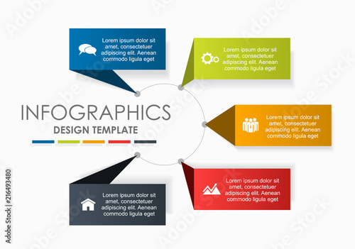 Infographic design template with place for your data. Vector illustration.