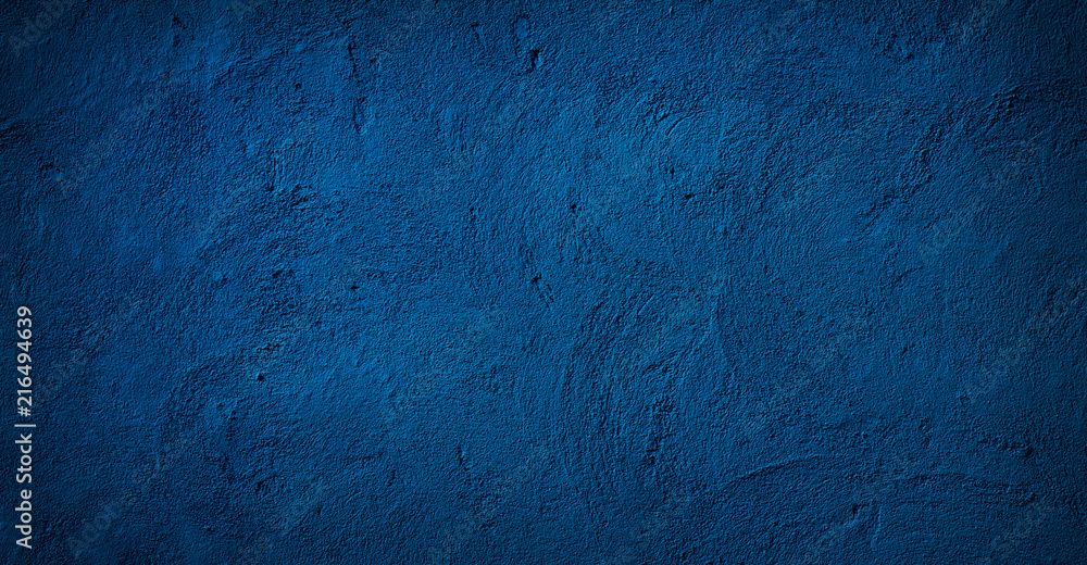 Abstract Grunge Decorative Relief Navy Blue background Stock Photo