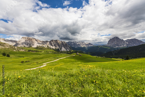 The stunning mountains in the Italian Dolomites, part of the European Alps in summer © Alan Smithers