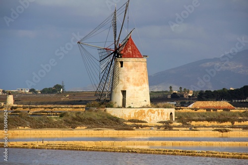 Windmühle in Trapani