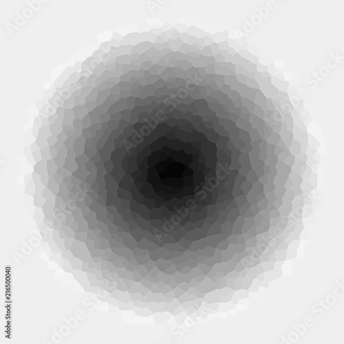 Abstract minimalist monochrome background. Crystals halftone . Halftone pattern. Monochrome halftone. Vector illustration.