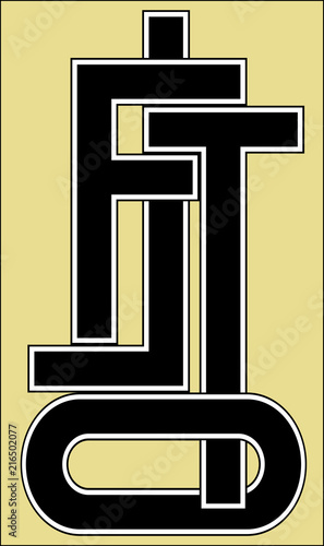 vector loft design sticker